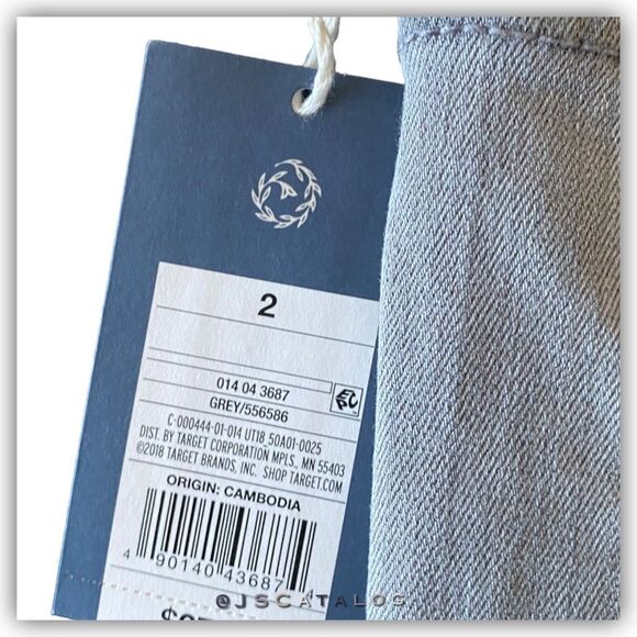 NEW Skinny Cut Soft Denim Grey Jeans - Size 2 - Picture 4 of 4